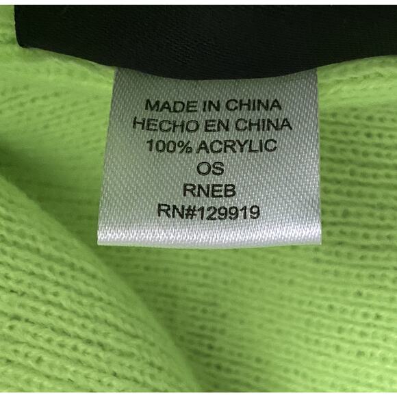 Kenneth Cole Reaction Sherpa-Lined Beanie Green One Size NEW - Picture 4 of 4